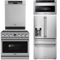 36 Electric Range, Refrigerator, Dishwasher and Microwave U757592