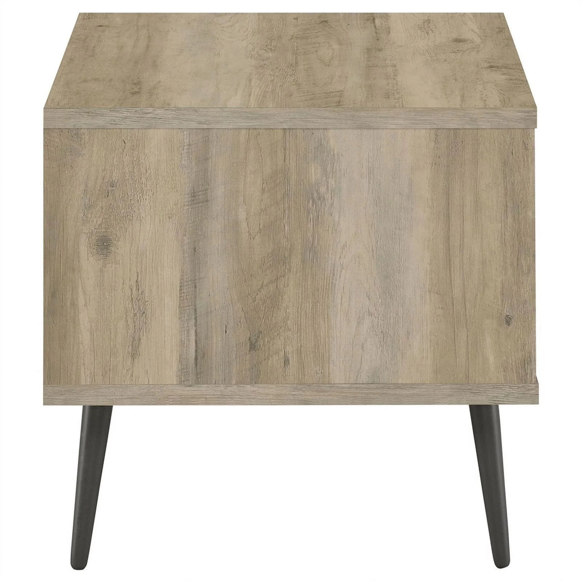 Square Engineered Wood End Table with Shelf Z63658