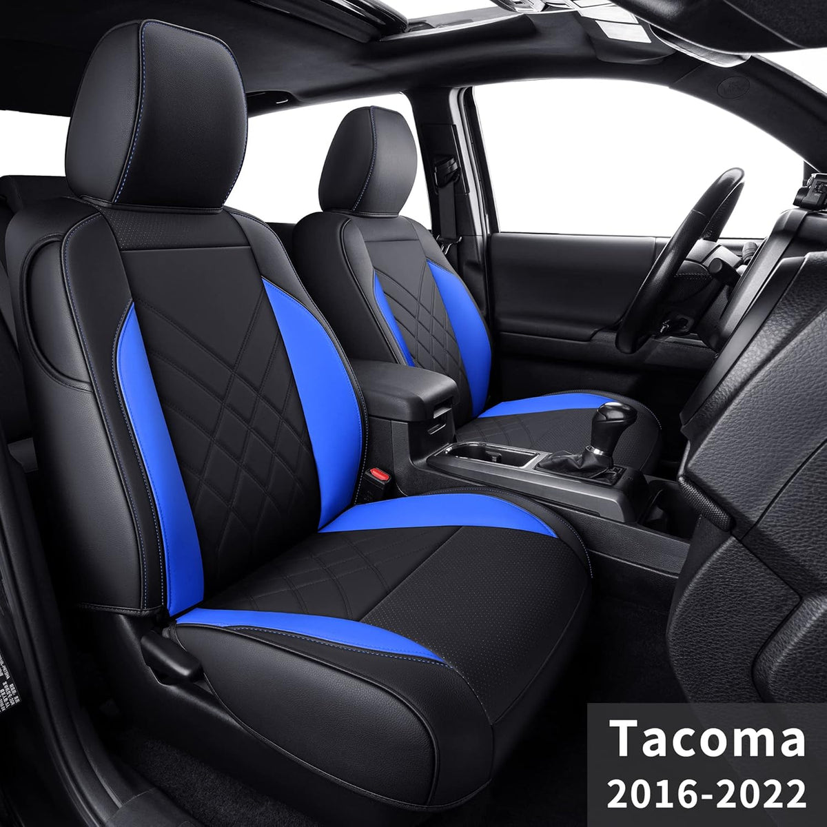 Black 2 pcs Tacoma Seat Covers Z1240