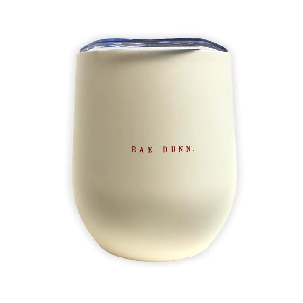 White Insulated Stainless Steel Tumbler 12 Ounce X7566