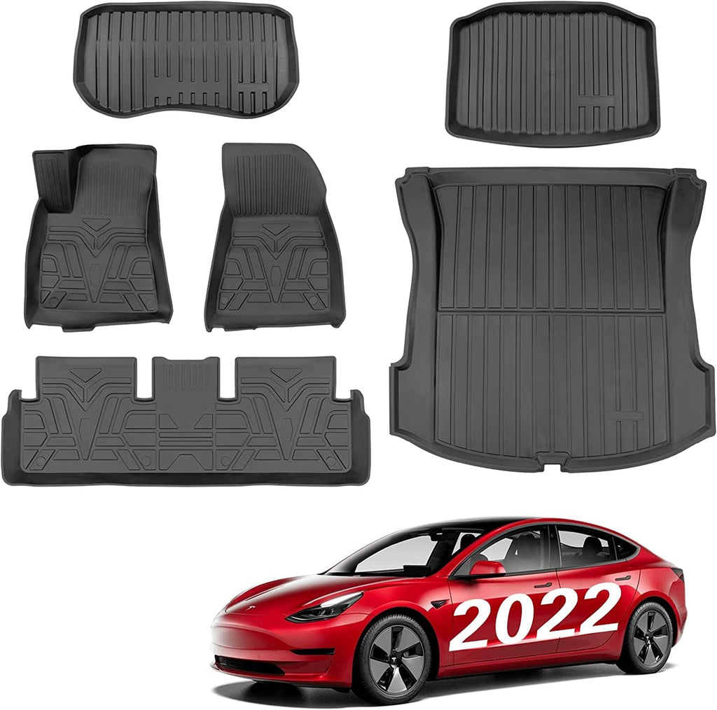 All-Weather TPE Floor Mat Full Set Cargo Liner O52897