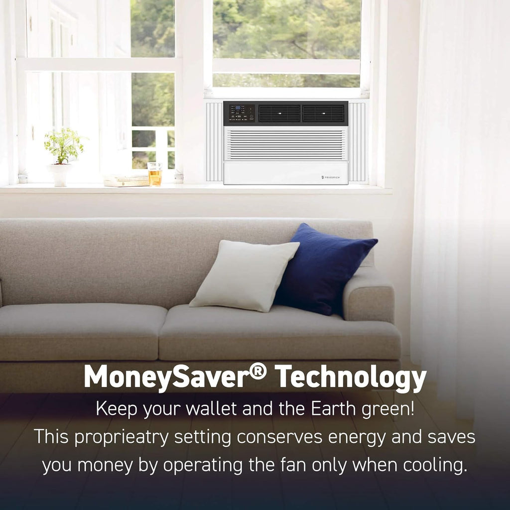 White 12000 BTU Heating Cooling Window Air Conditioner T4759
