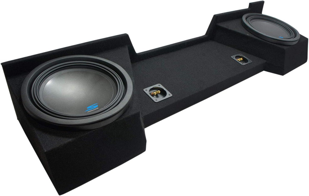 Compatible with Chevy Silverado Ext Cab Truck Single 12 Sub Box Enclosure J6552