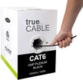 Blue 1000ft Cat6 Plenum Bare Copper UTP Ethernet Cable Q791