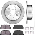 269mm 5 Lug Brake Disc Rotors + Ceramic Pads + Hardware J5988