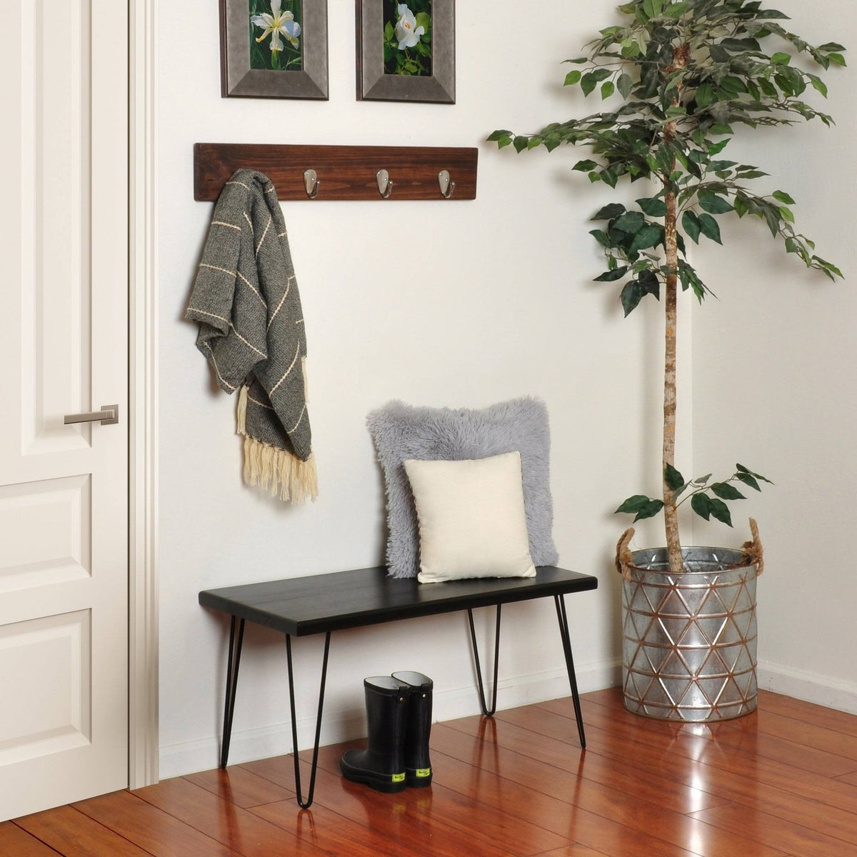 Ebony Wood Bench Q5830