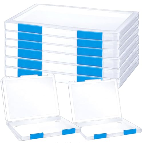 Clear A4 Plastic File Storage Box X77517
