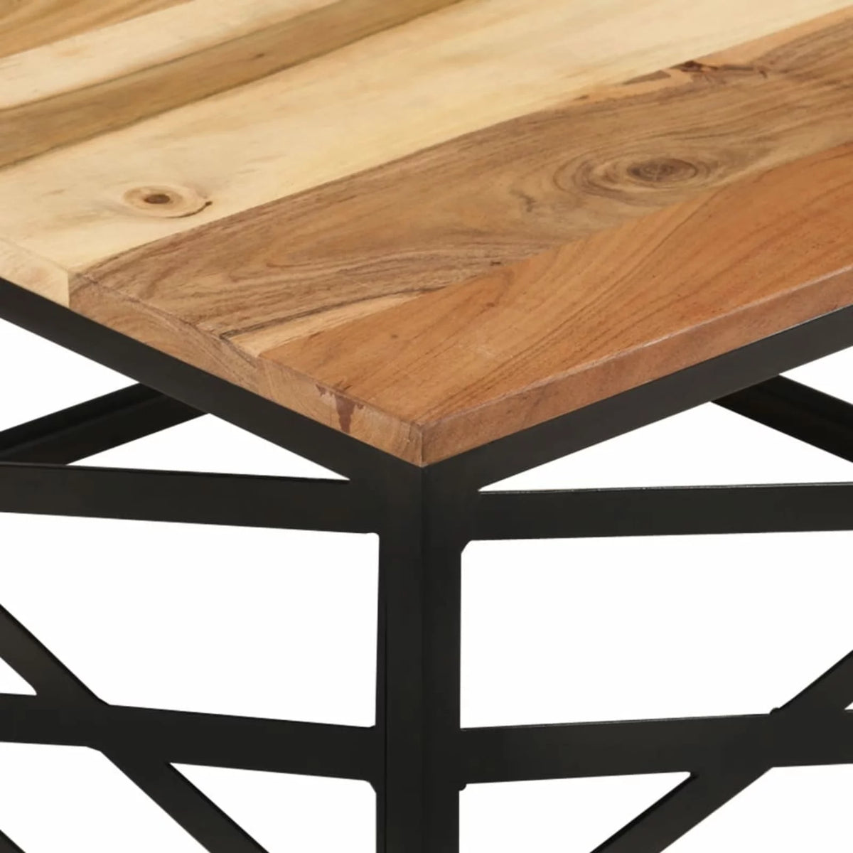 Solid Acacia Wood Coffee Table Y2811