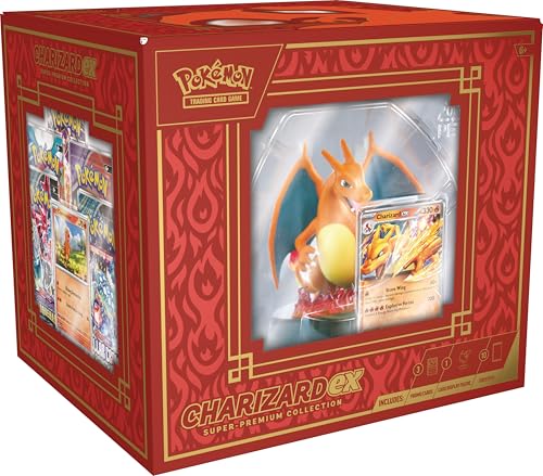 Trading Card Game Collection with 3 Foil Promo Cards, 1 Card-Display Figure & 10 Booster Packs U37215