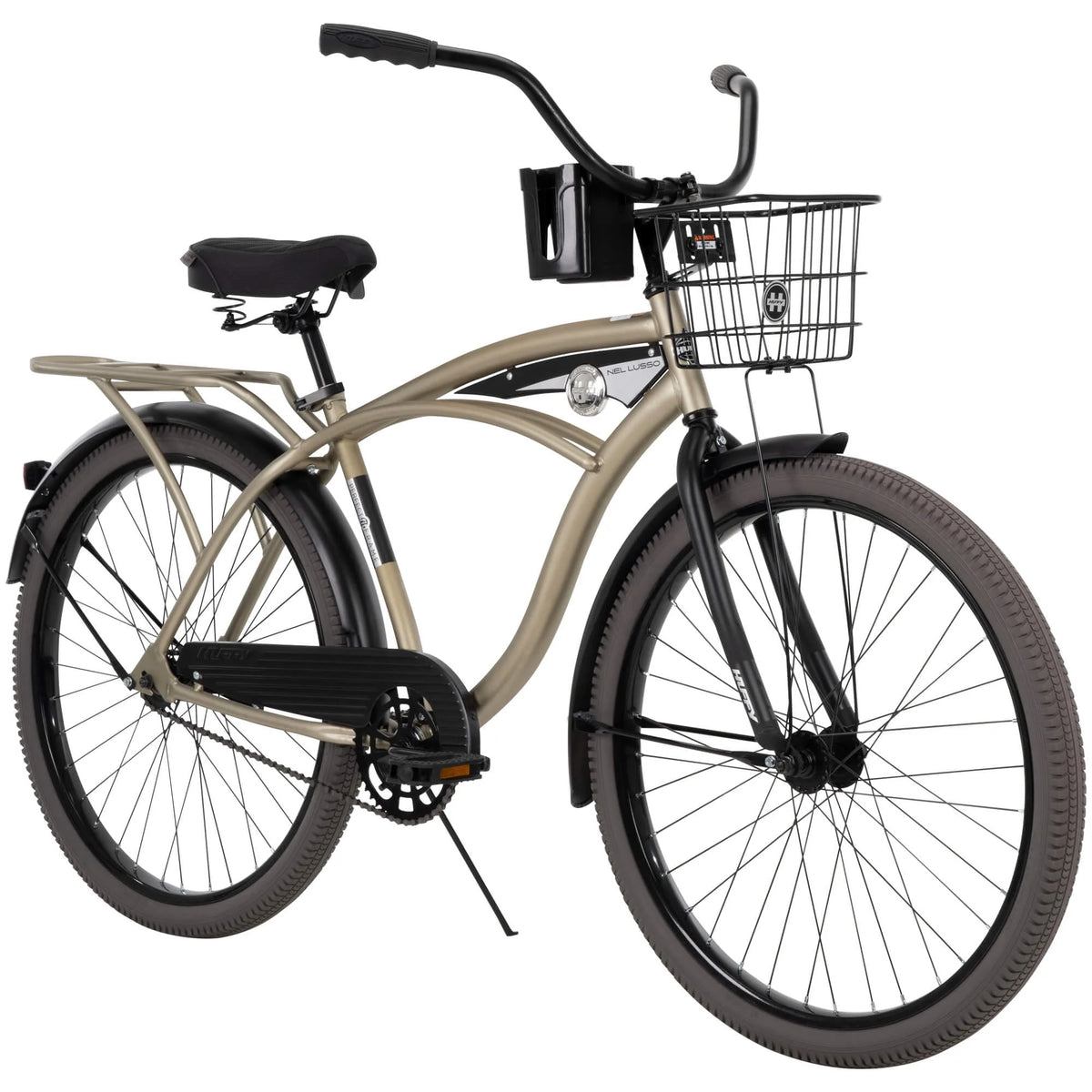 26 Inch Matte Black Cruiser Bike Z8693