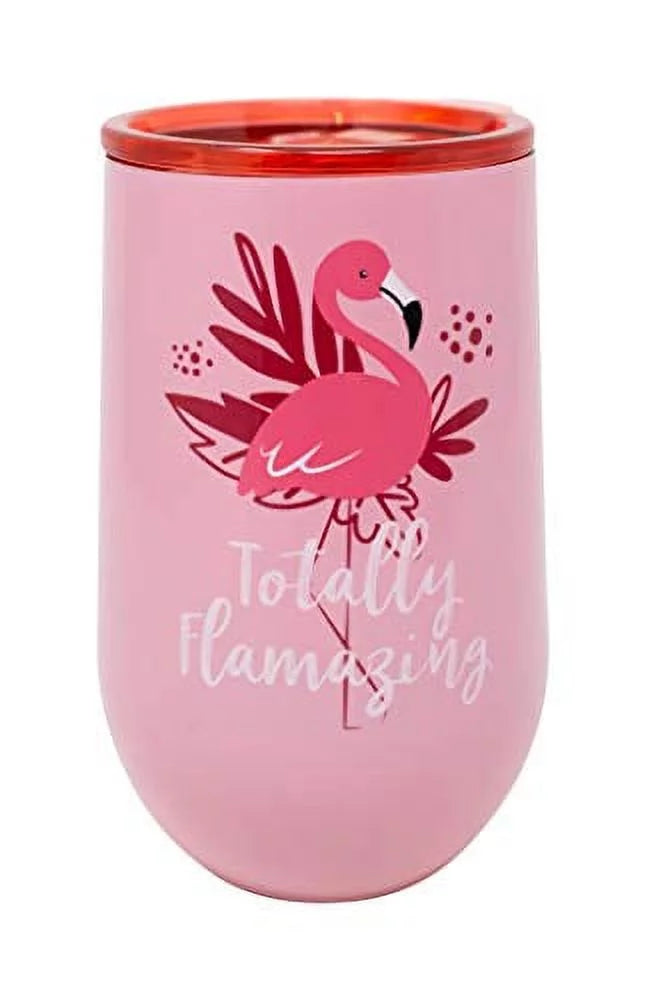 Pink 16 ounce Insulated Stemless Wine Goblet L7915
