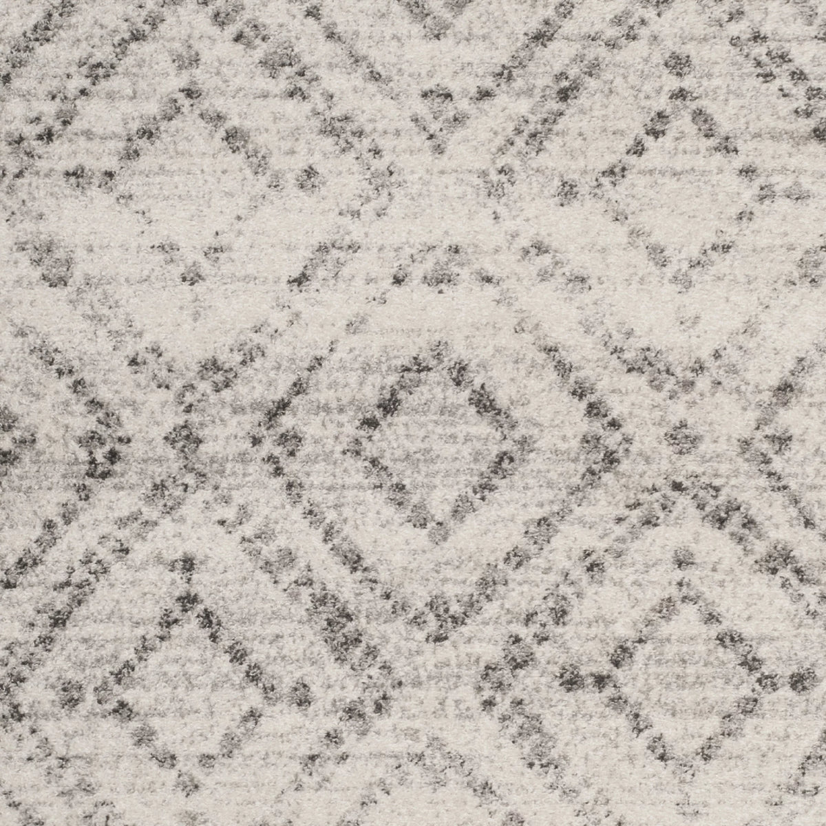 Light Grey Geometric Area Rug 8' x 10' H5243