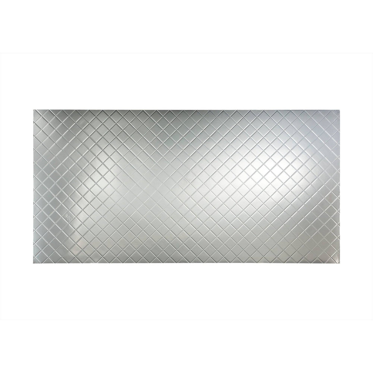 Glue Down Vinyl Wall Panel Brushed Aluminum M695