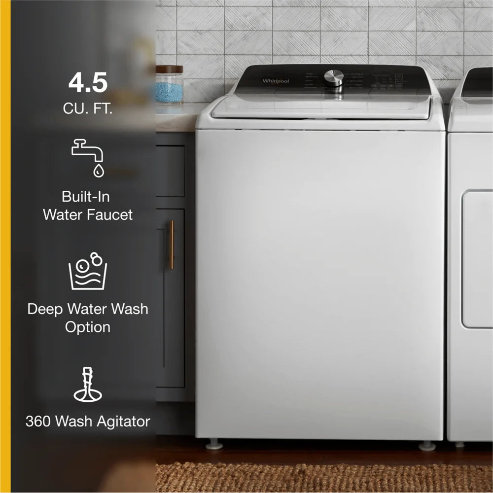 4.5 Cu. Ft. Top Load Agitator Washer with Built-In Faucet O419771