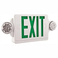 Green LED Exit Sign Combo with Battery Backup L31791