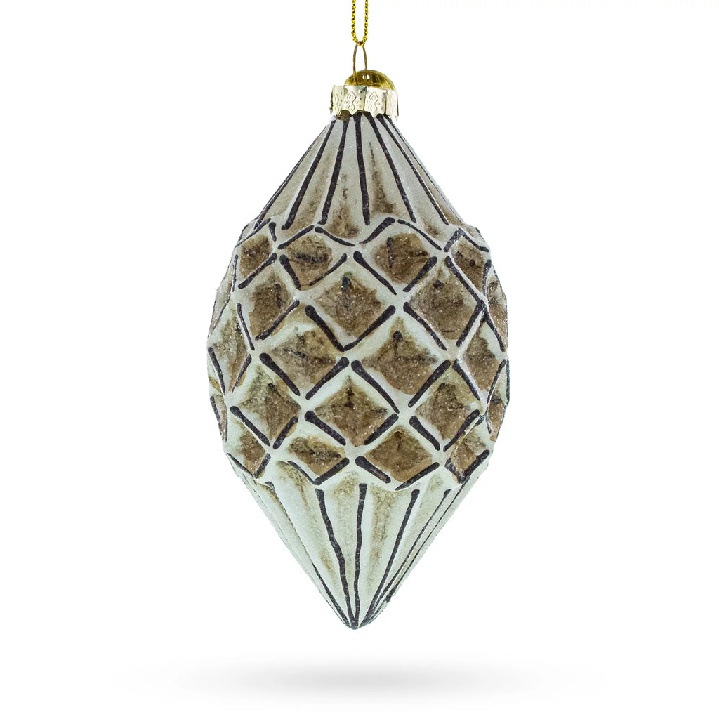 Blown Glass Christmas Ornament U8928