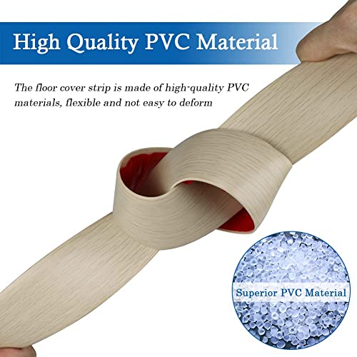 Self Adhesive Floor Transition Strip 2" Wide Vinyl Dark Gray V909