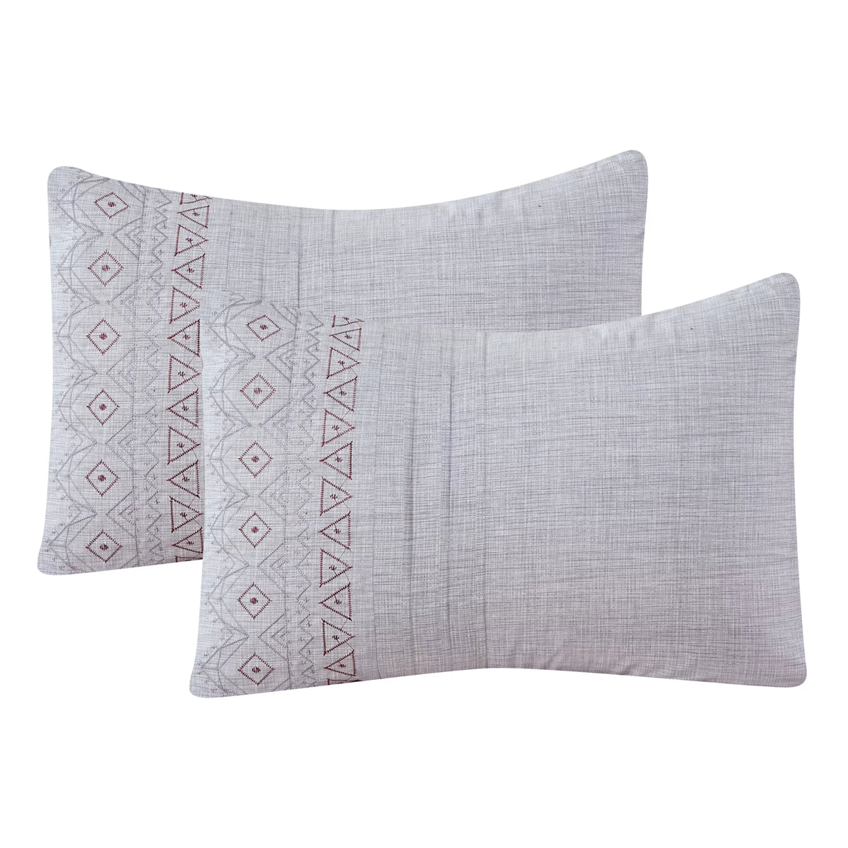 8-Piece Embroidered Comforter Set Queen Q660