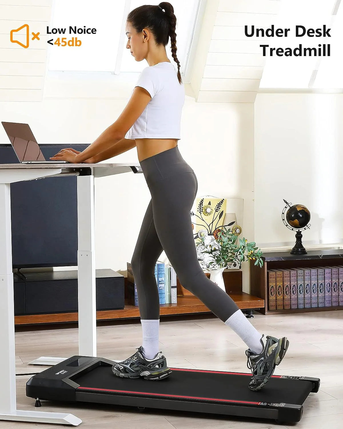 Electric Treadmill with LCD Monitor G58107
