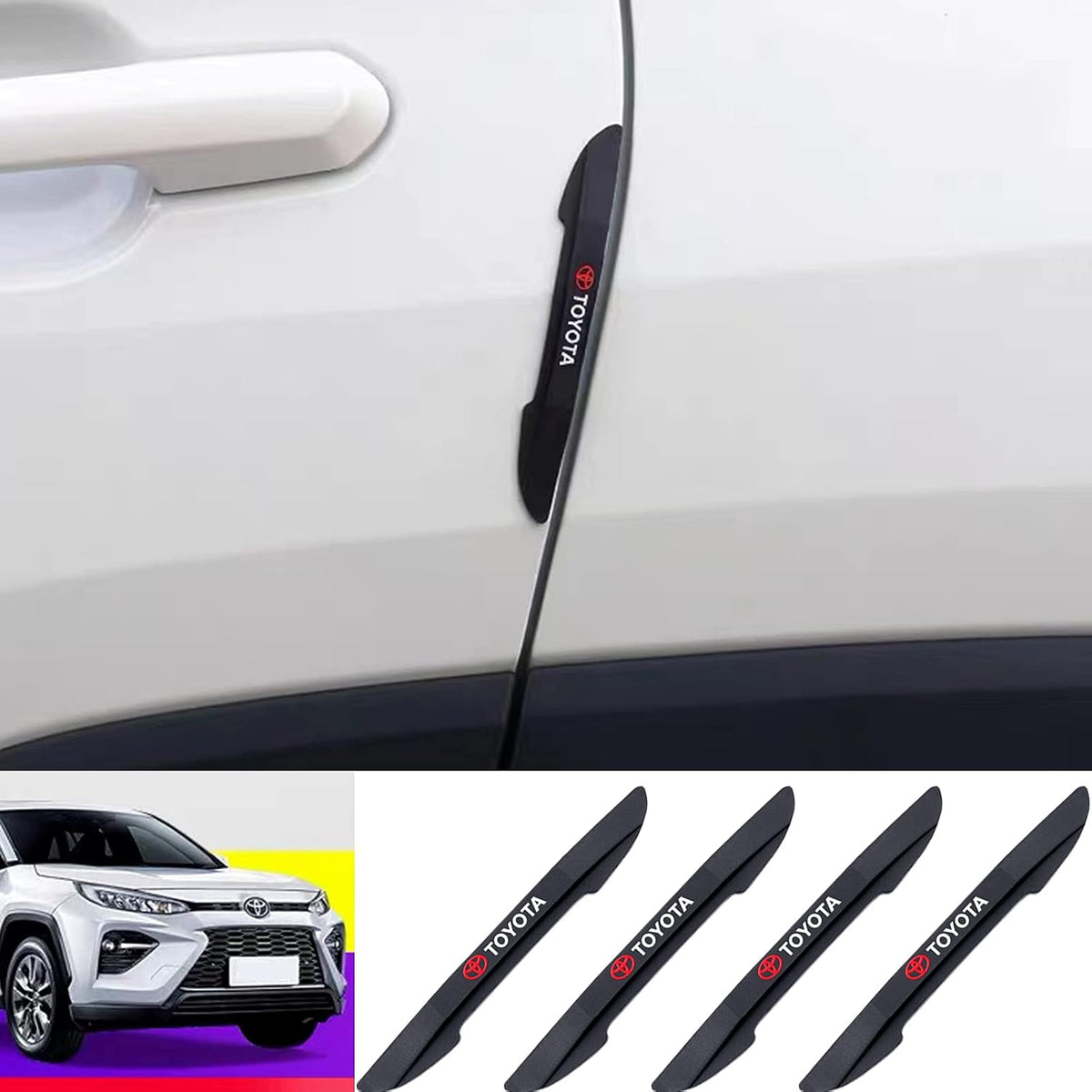 Black Car Door Anti-Collision Strip Protector E421945