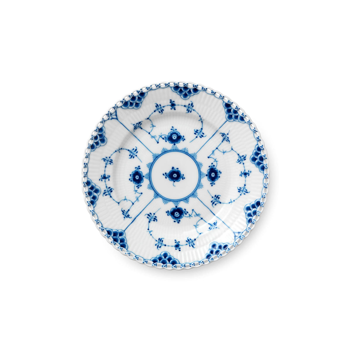 Blue Fluted Bread & Butter Plate H62263