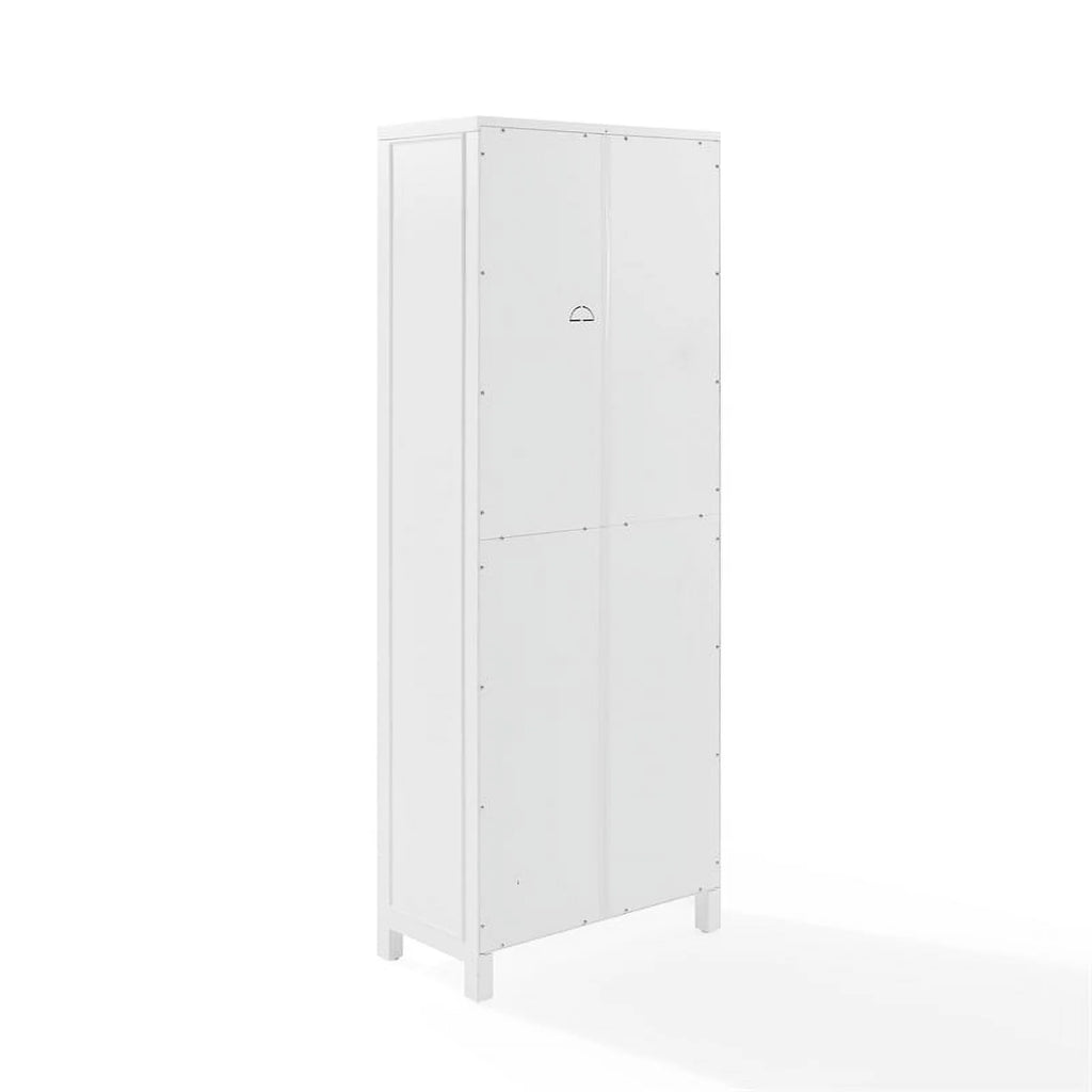 White Wood Storage Pantry W3493