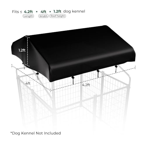 420D Waterproof UV-Resistant Dog Kennel Cover J412479