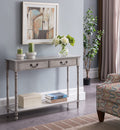 2 Drawer Wooden Console Sofa Table A560