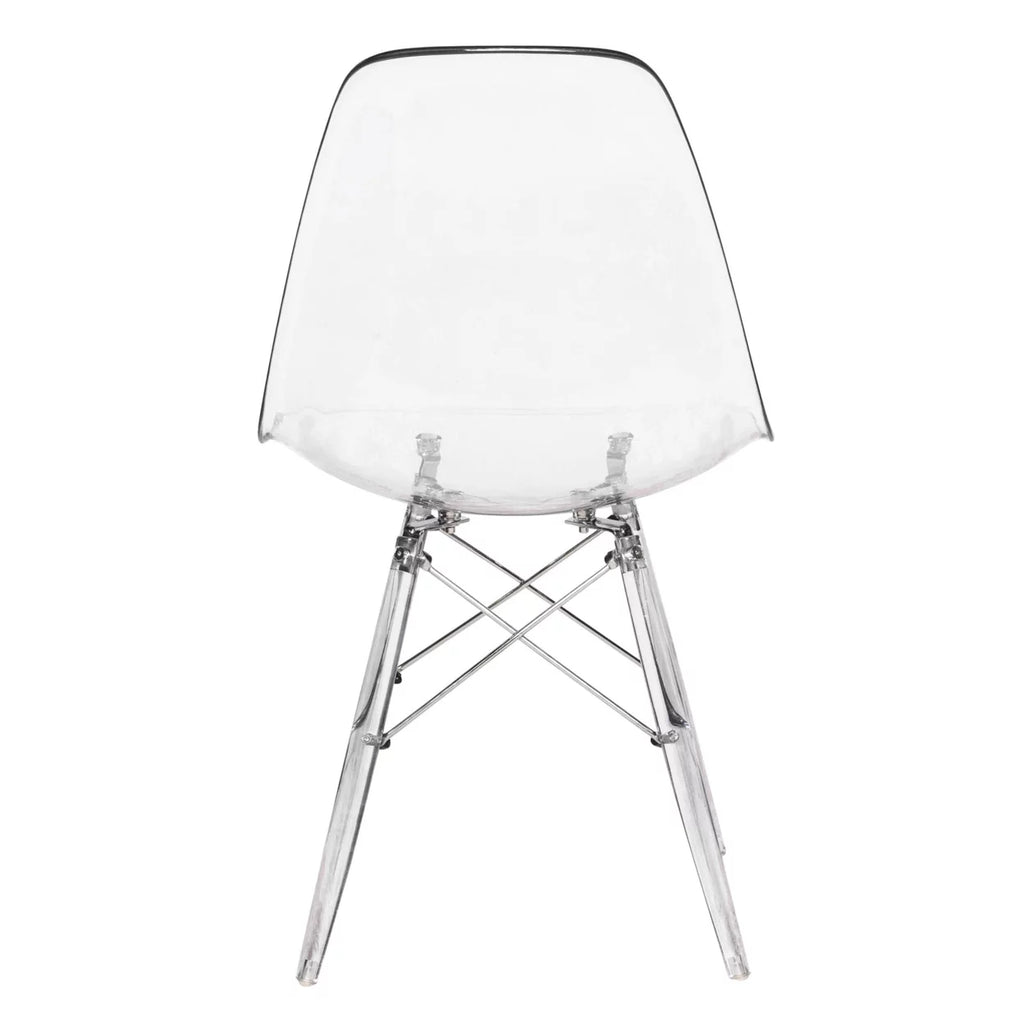 Clear Molded Side Chair Set of 4 M70781