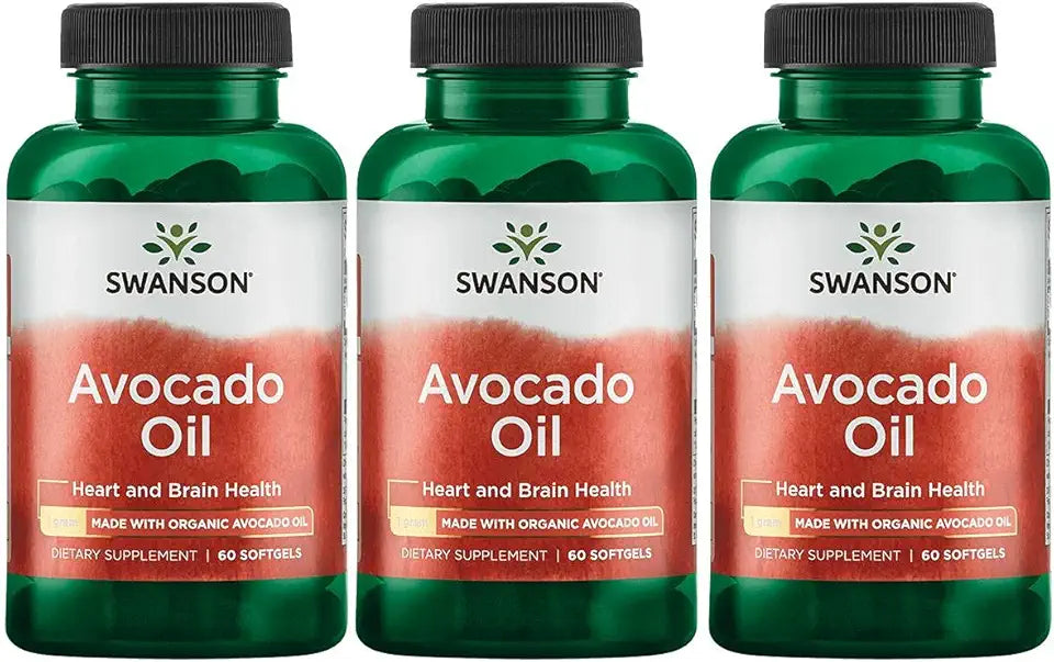 Avocado Oil 60 Softgels 1g 3 Pack M77520