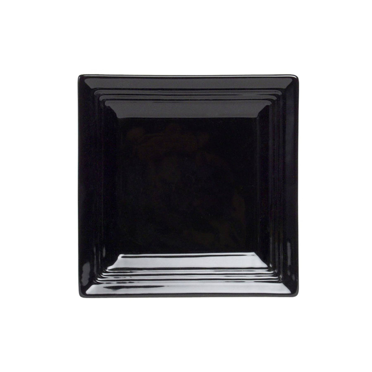 Square Plate Black Case of 12 G792