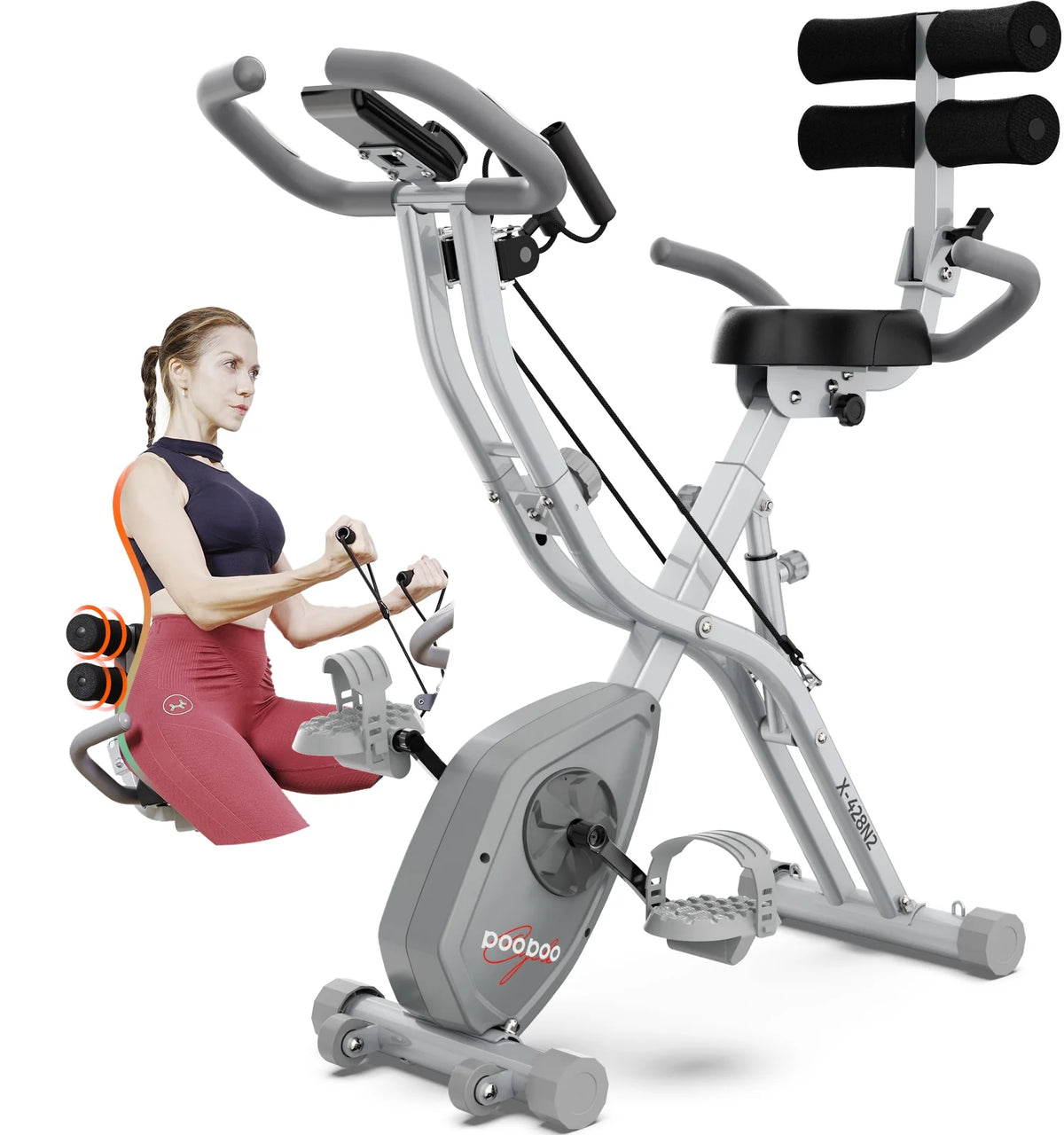 Foldable Magnetic Exercise Bike P17523