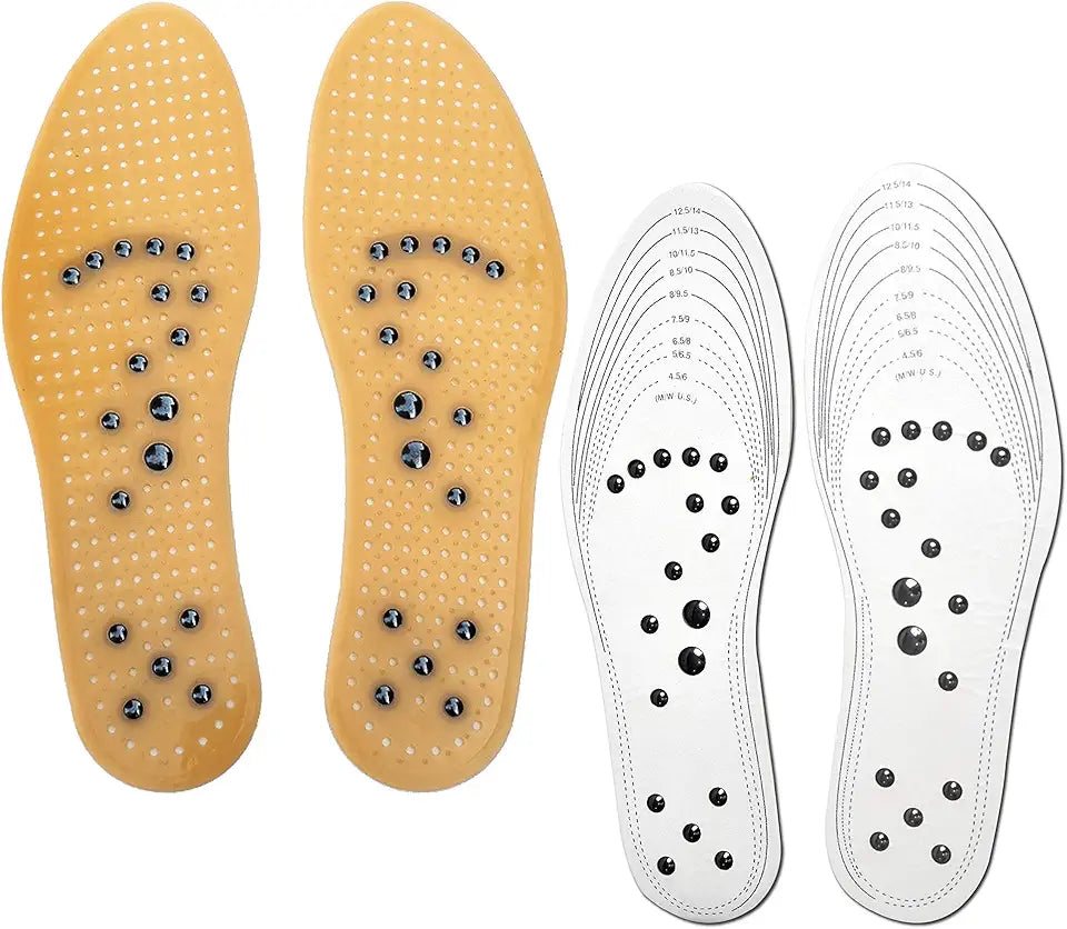Gel Acupressure Magnetic Memory Foam Insoles B682183