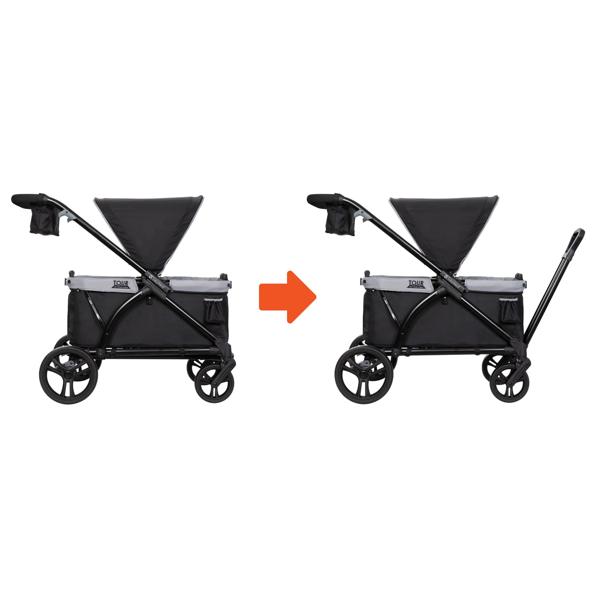 2-in-1 Stroller Wagon Z888
