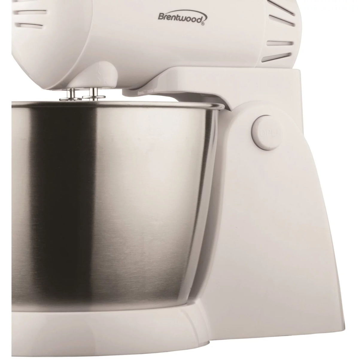 5 Speed Stand Mixer with Stainless Steel Bowl in White Z35613