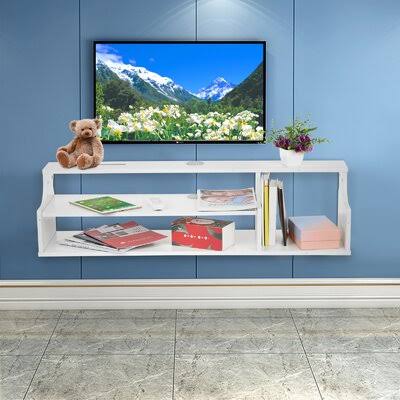 White Wall Mounted TV Cabinet G425395