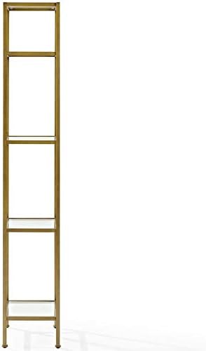 Gold Narrow Open Display Case S2418