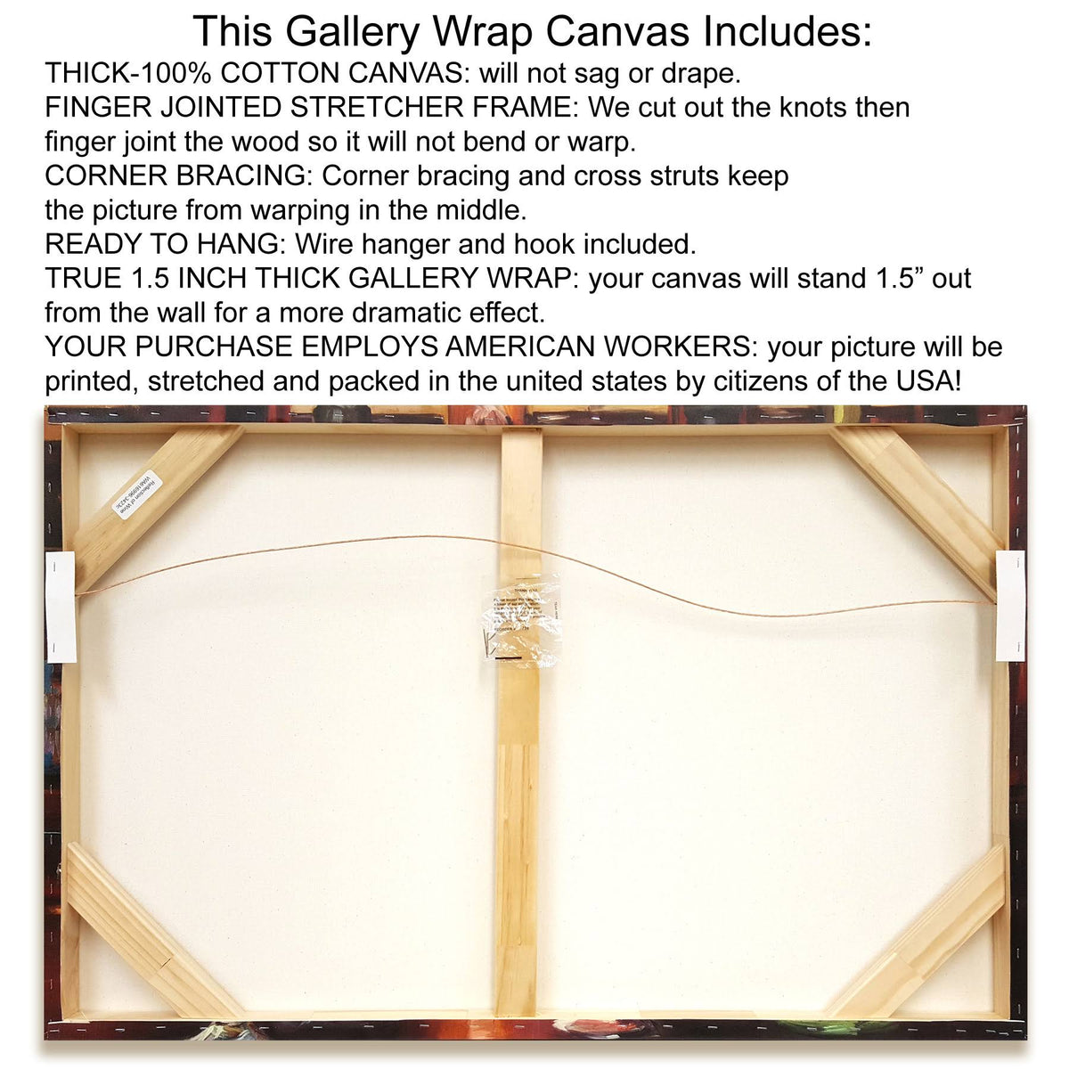 Wrapped Canvas Textual Art U813