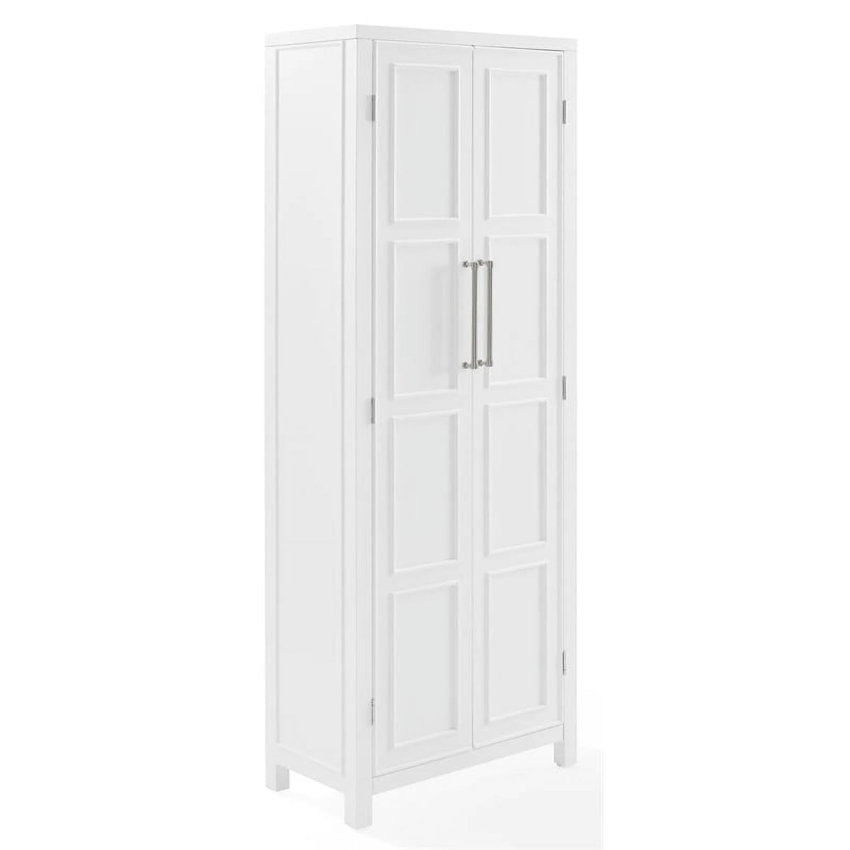 White Wood Storage Pantry W3493