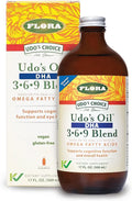 Organic Plant Based Vegan Omega 3-6-9 Oil with DHA 17 Fl Oz Supplement J4896