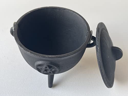 Cast Iron Cauldron with Lid and Handle I491769