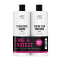 Silver Shampoo Conditioner Liter Duo N7724