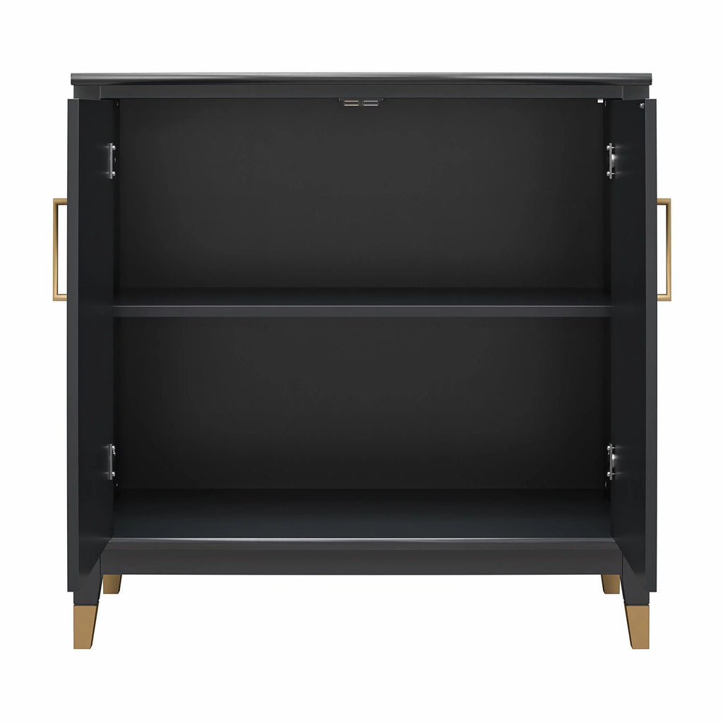 Black 2-Door Accent Cabinet J72613