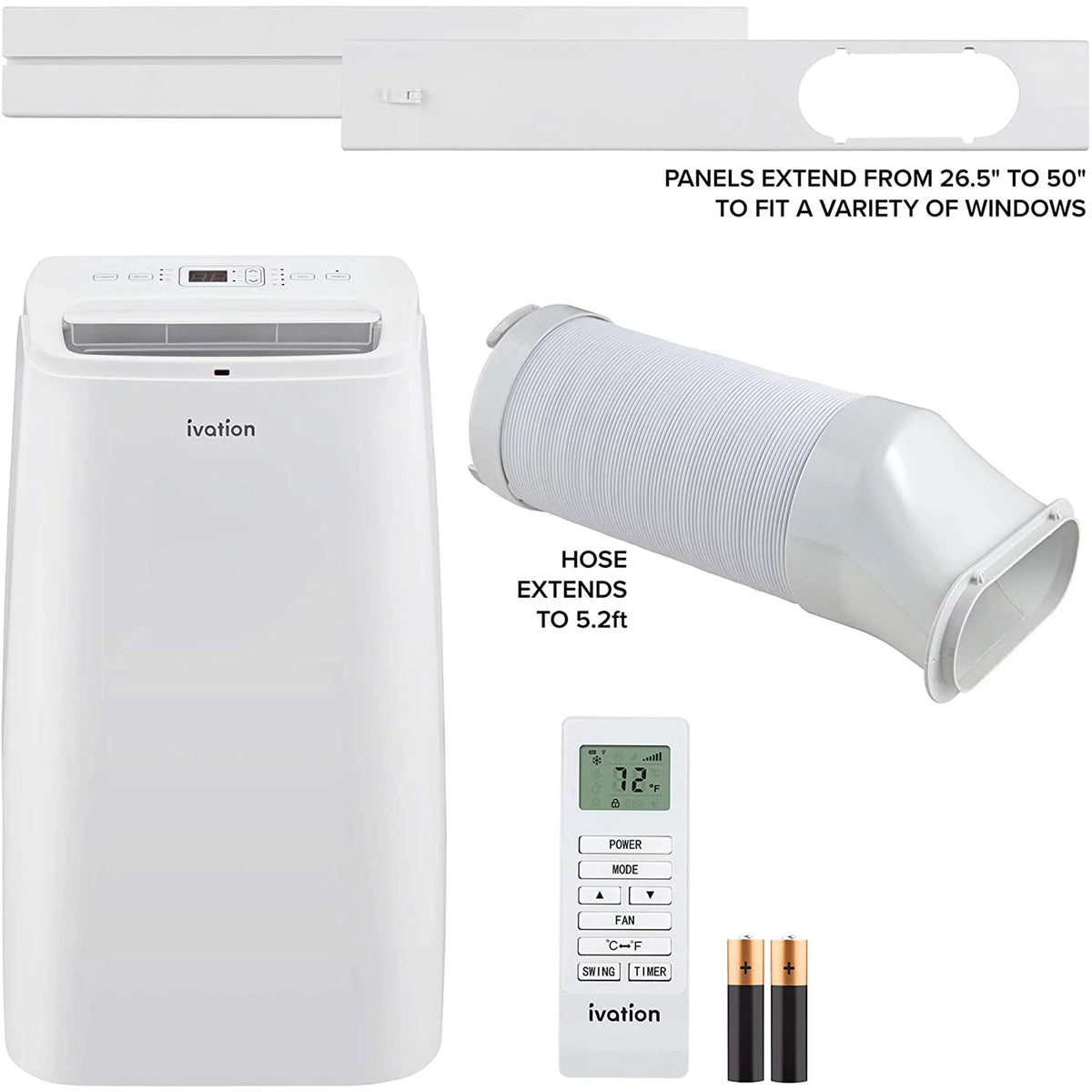 12,000 BTU Portable Air Conditioner with Wi-Fi I118