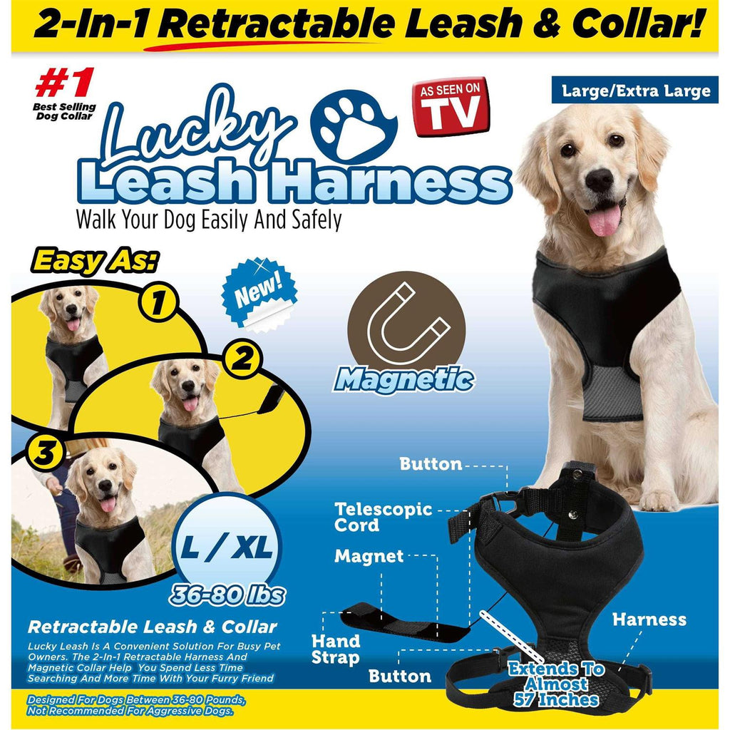 Magnetic Harness & Retractable Leash M729824
