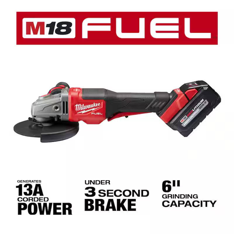 4-1/2 in./6 in. Cordless Angle Grinder Q179149