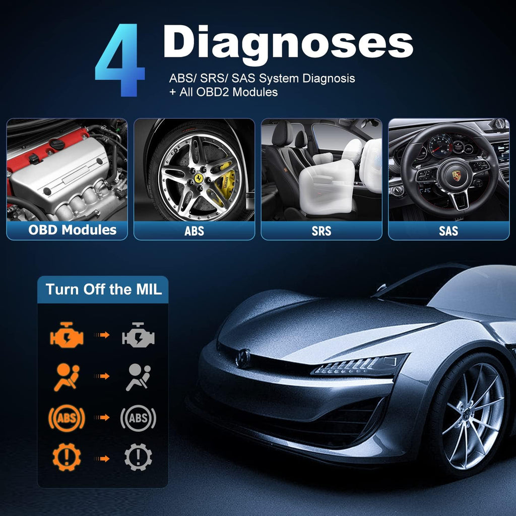 OBD2 Scanner ABS SRS Bidirectional Scan Tool X932