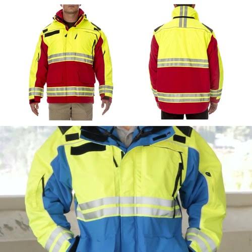 High Visibility Jacket 2XL Dark Navy Q2326