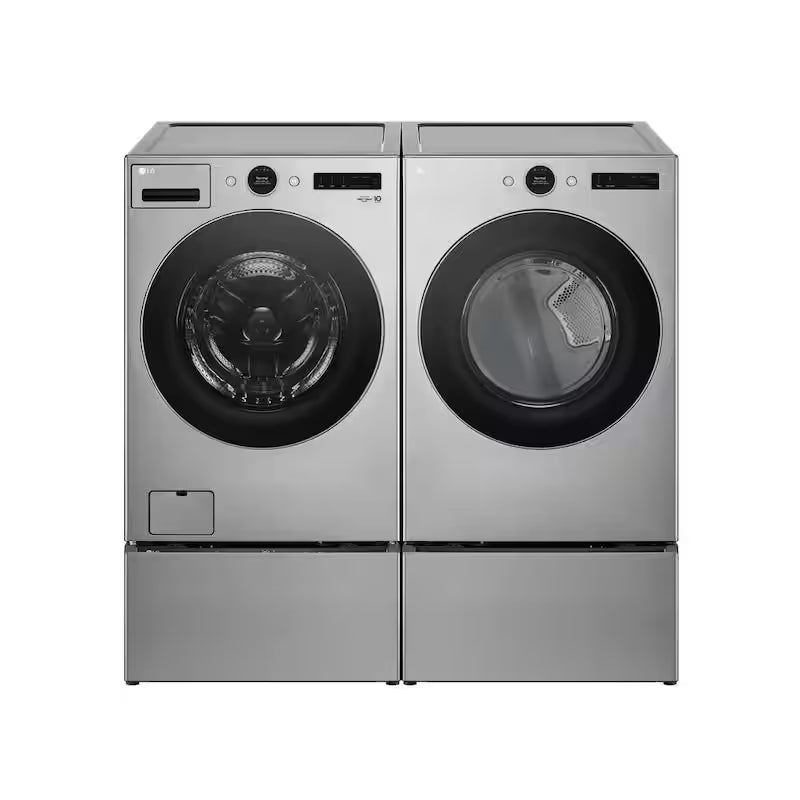 4.5 cu. ft. Stackable Smart Front Load Washer in Graphite Steel B7525