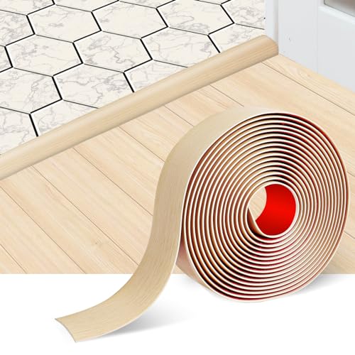 Self Adhesive Floor Transition Strip 2" Wide Vinyl Dark Gray V909